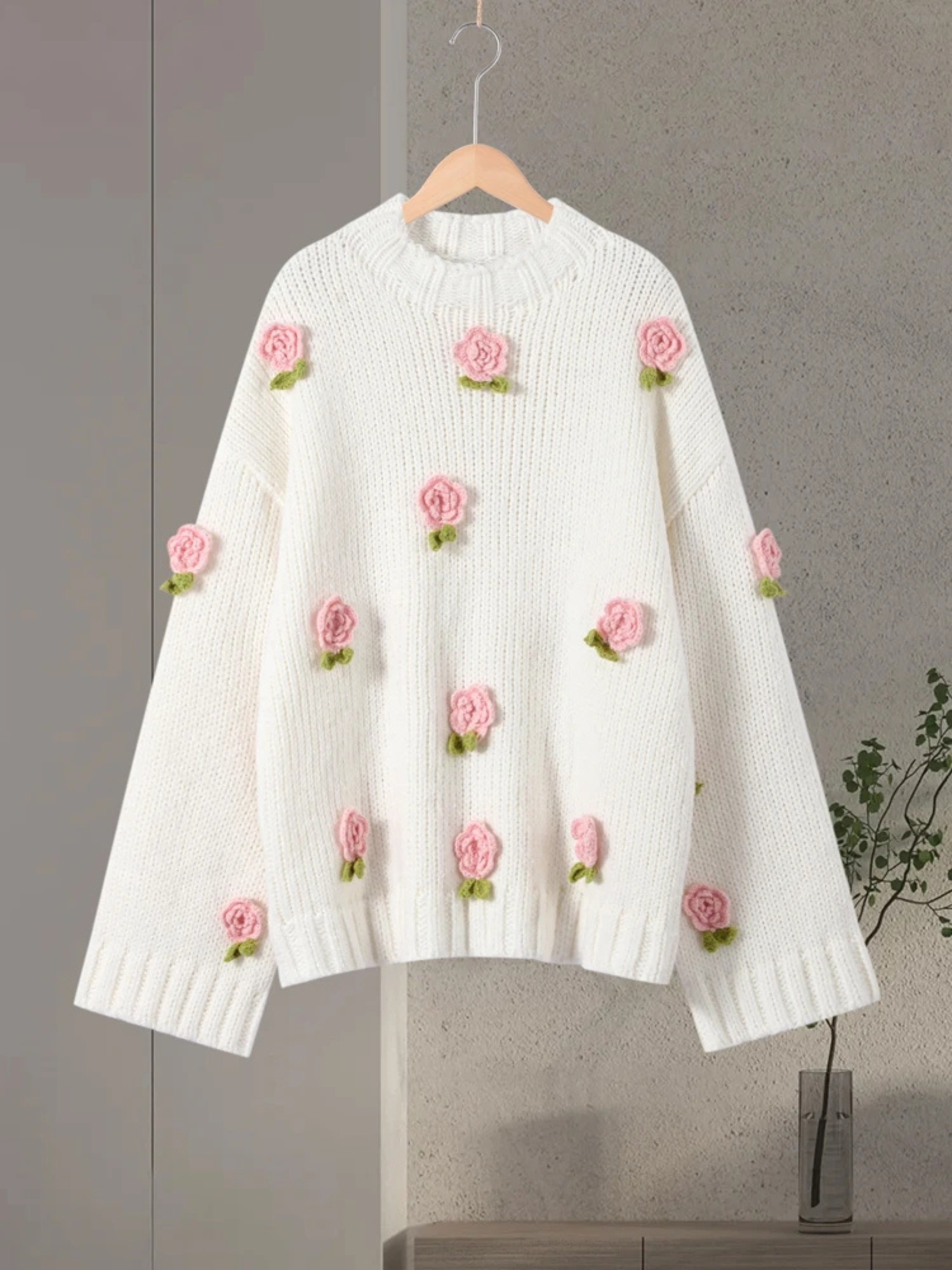 ✨ Rosalie – La maille florale au charme délicat ✨